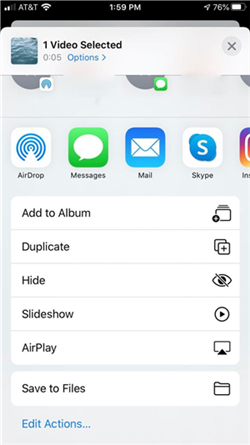 Select AirPlay